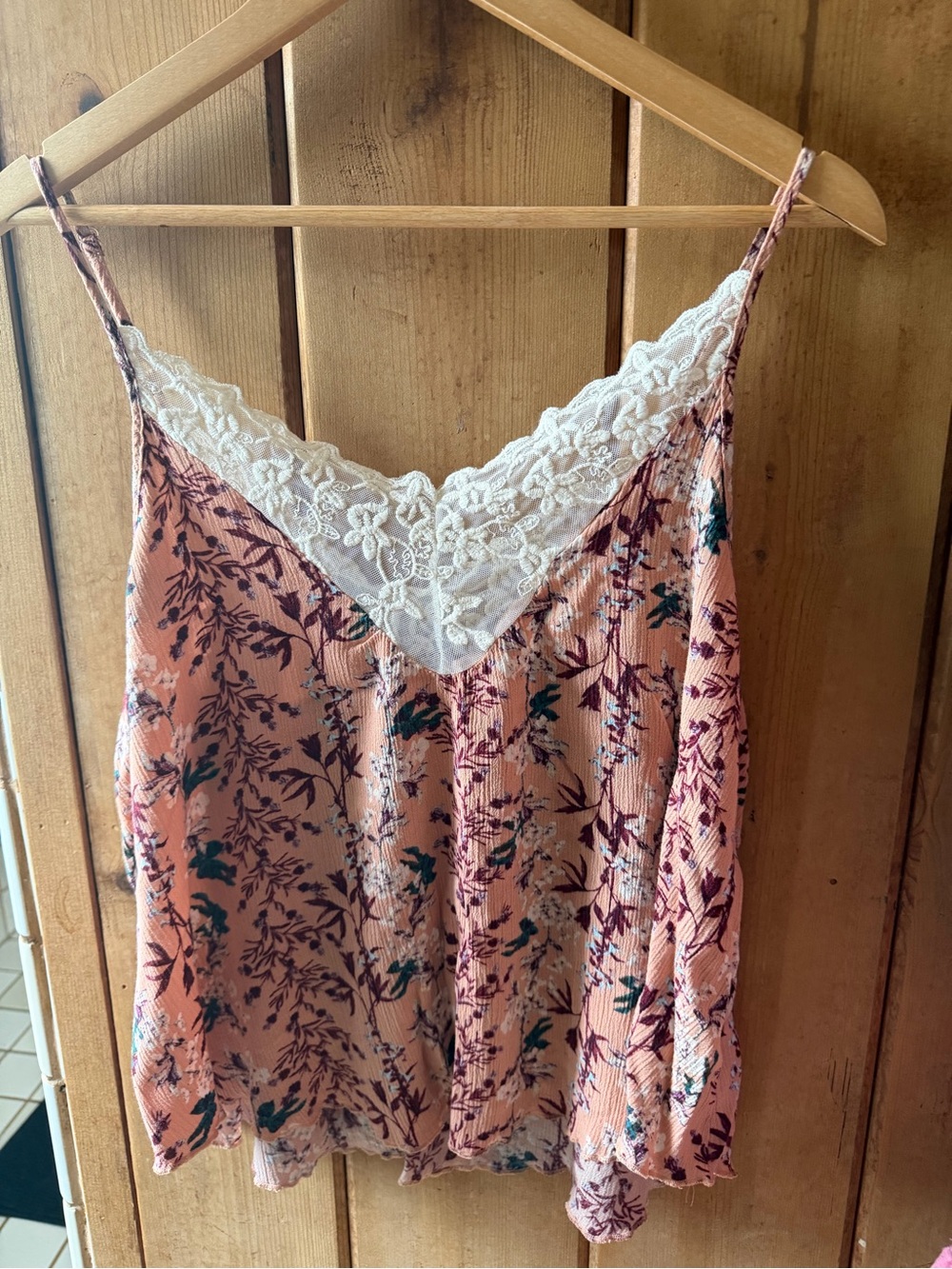 Self esteem 2xl floral cami